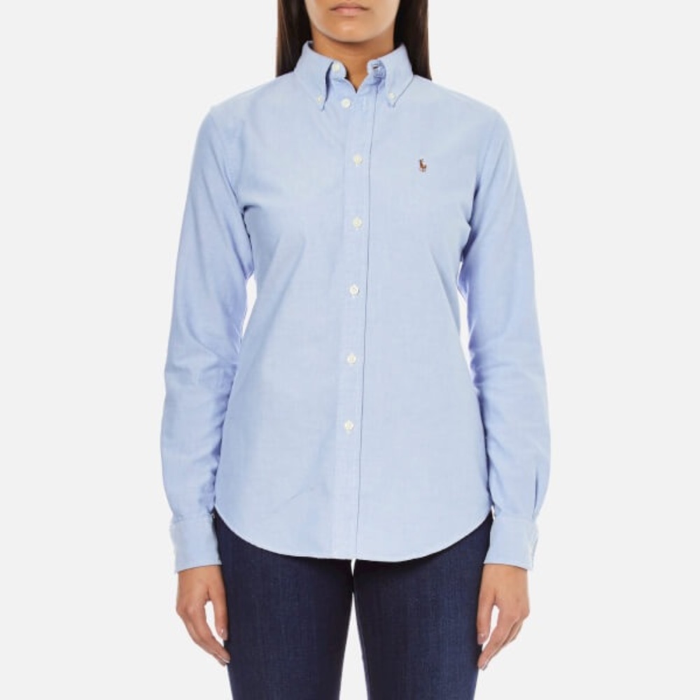 Women's Polo Ralph Lauren Blue Oxford button down